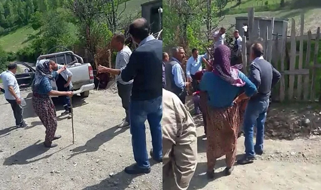 Vezirköprü'de iki aile arasında su gerginliği