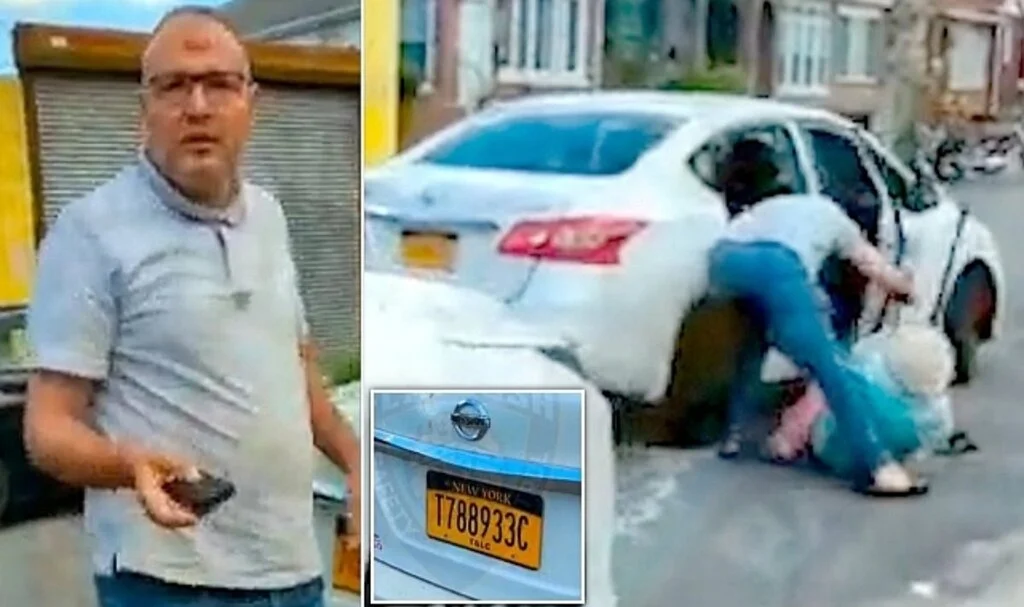 Yaşlı kadını araçtan attı