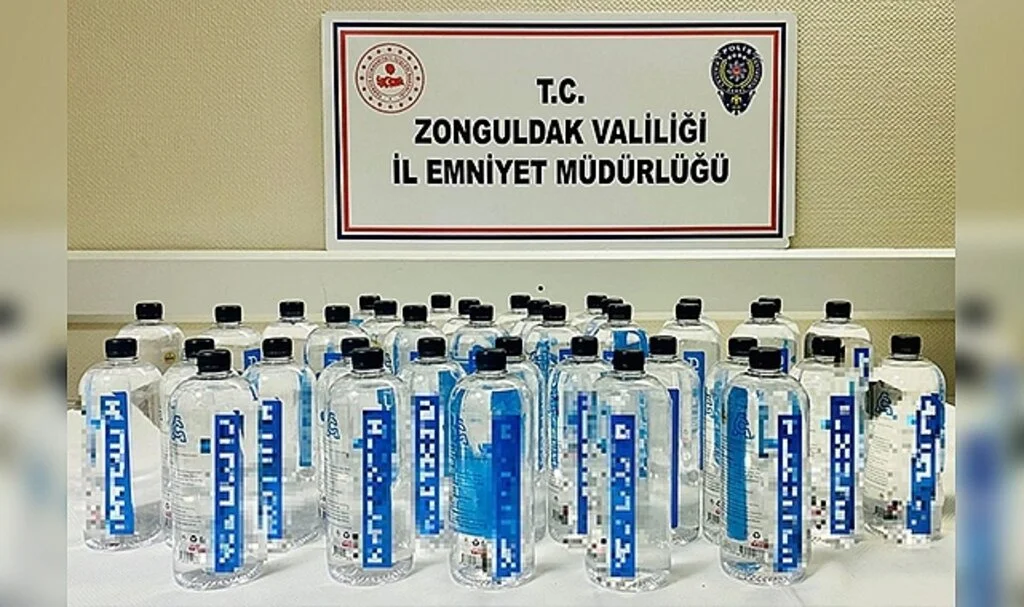 Zonguldak’ta etil alkol ve makaron ele geçirildi
