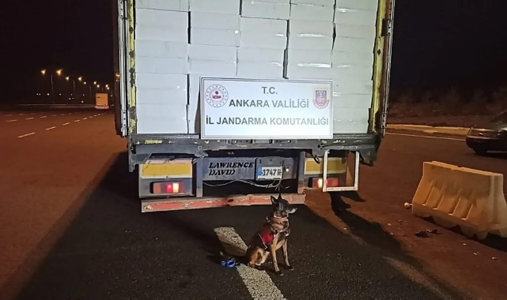Ankara’da 21 milyonu aşkın bandrolsüz makaron ele geçirildi