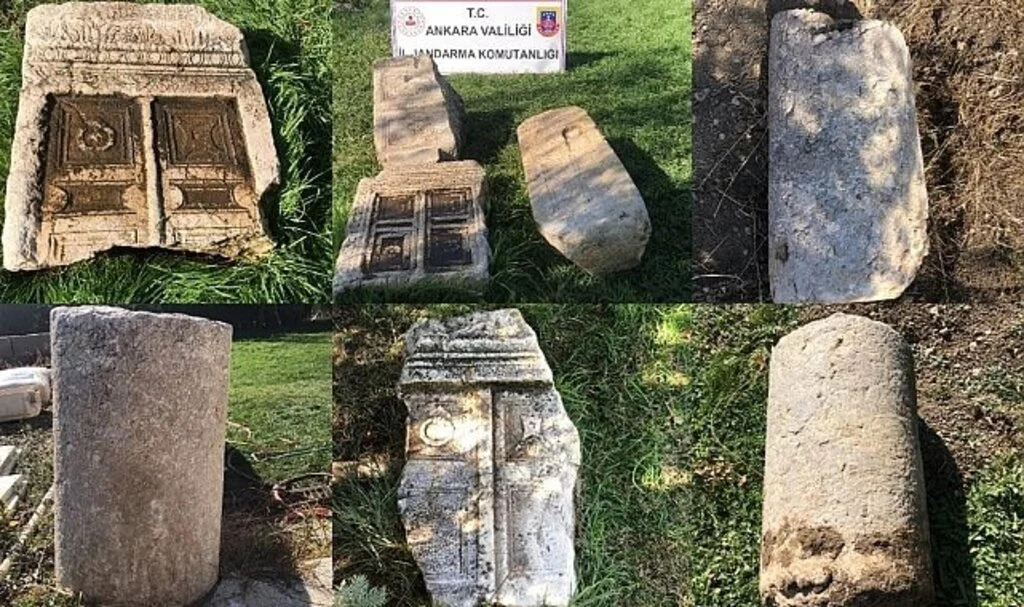 Ankara İl Jandarma Komutanlığınca tarihi eser kaçakçılarına operasyon