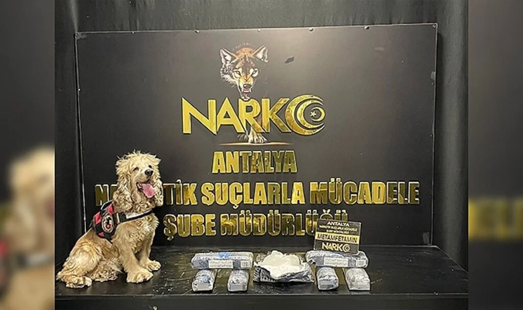 Antalya'da 6 kilo 512 gram metamfetamin ele geçirildi: 7 gözaltı