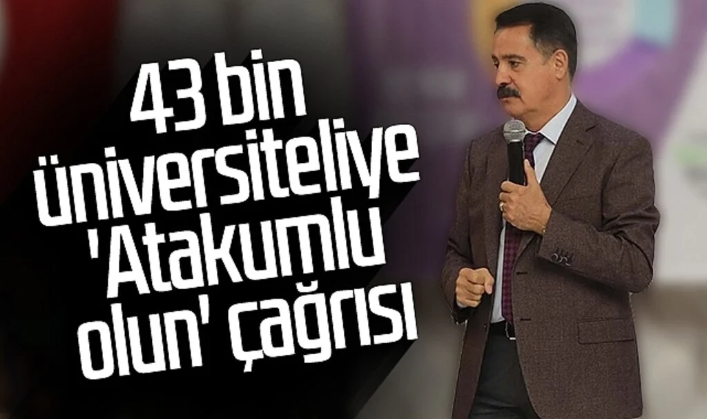 Atakum Belediye Başkanı Deveci'den üniversitelilere çağrı: "Atakumlu olun"