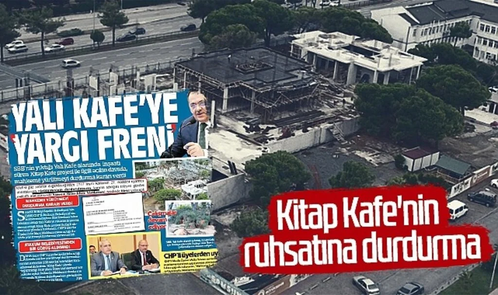 Atakum'da Kitap Kafe'nin ruhsatına durdurma