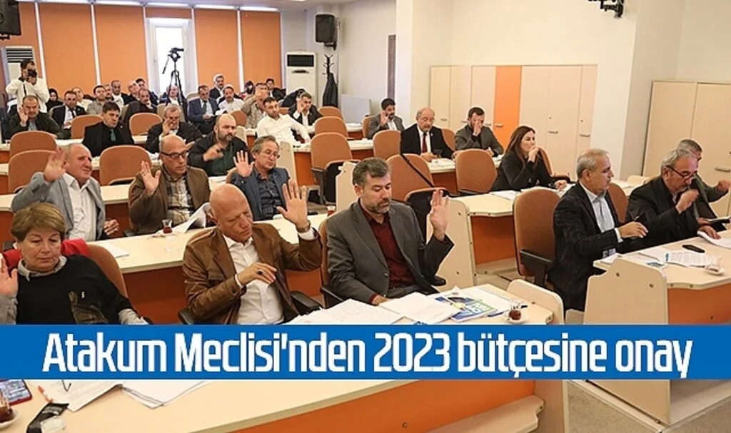Atakum Meclisi'nden 2023 bütçesine onay
