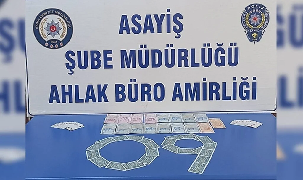 Aydın’da kıraathaneye kumar baskını