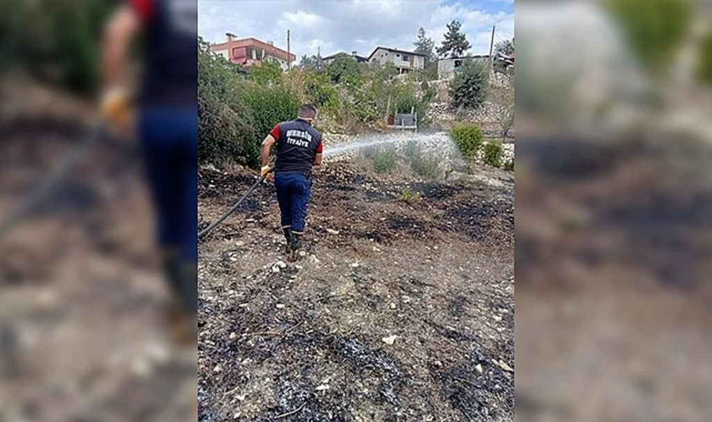 Bahçesindeki yangını söndürürken kalp krizi geçirdi, hayatını kaybetti