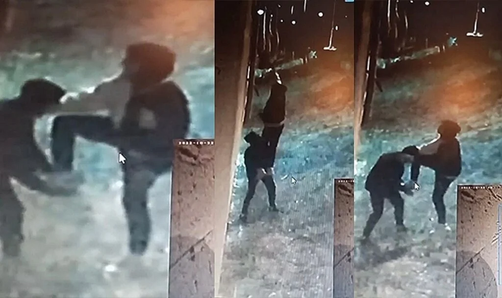 Balkonda asılı çamaşırları çaldılar