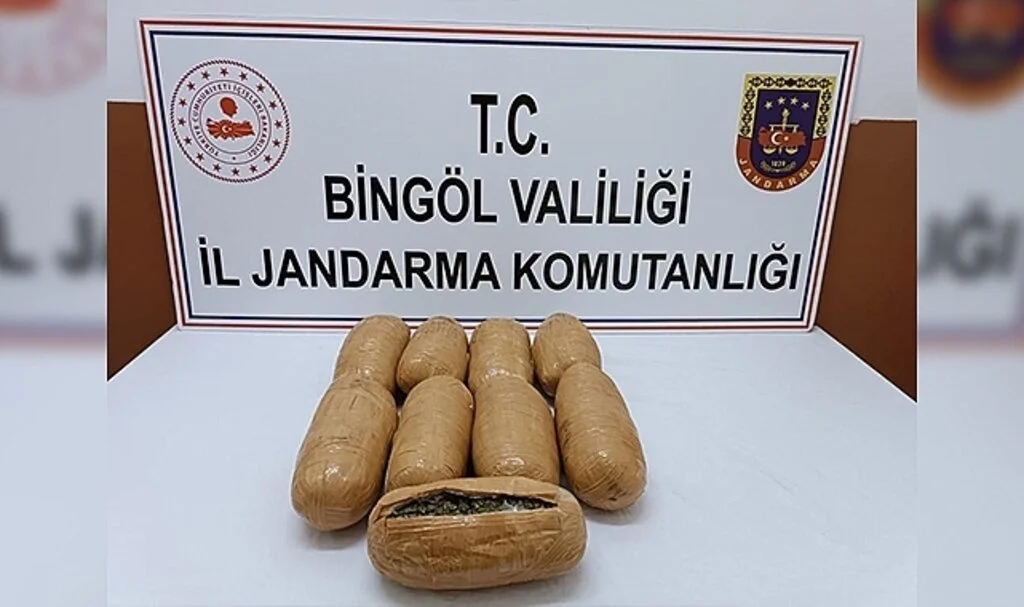 Bingöl’de 4 kilo 485 gram esrar ele geçirildi: 1 gözaltı