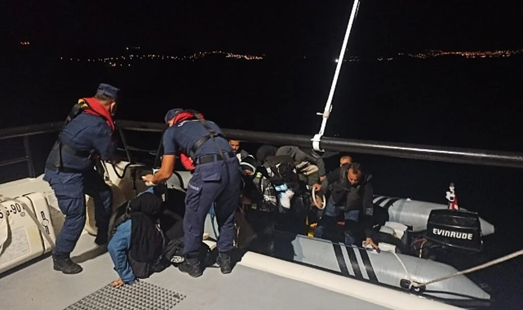 Bodrum'da 10 düzensiz göçmen yakalandı