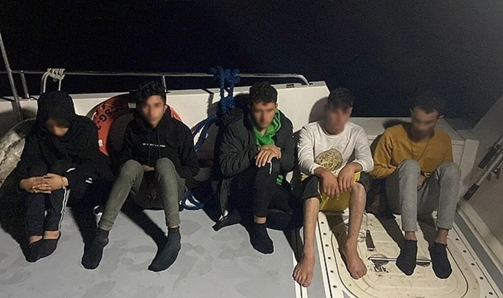Bodrum'da 5 düzensiz göçmen kurtarıldı