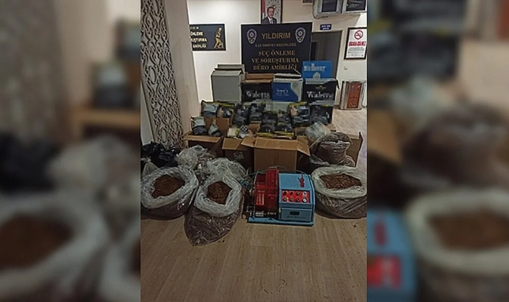 Bursa'da kaçak tütün operasyonu: 1 gözaltı