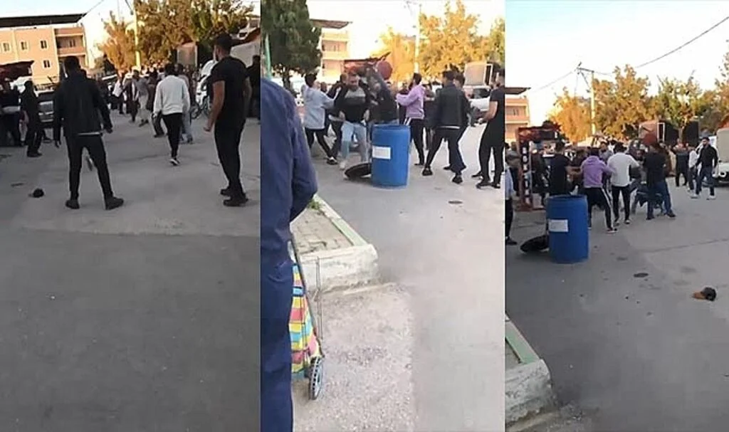 Bursa'da pazar esnafı birbirine girdi, ortalık savaş alanına döndü