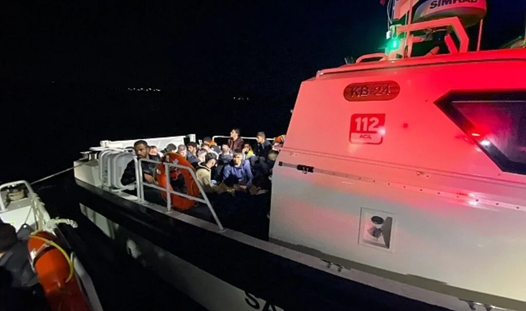 Çanakkale’de 57 kaçak göçmen yakalandı