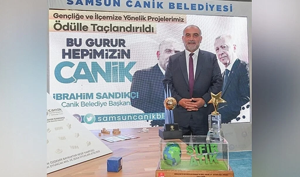 Canik Belediyesi’ne 3 yılda 3 ödül