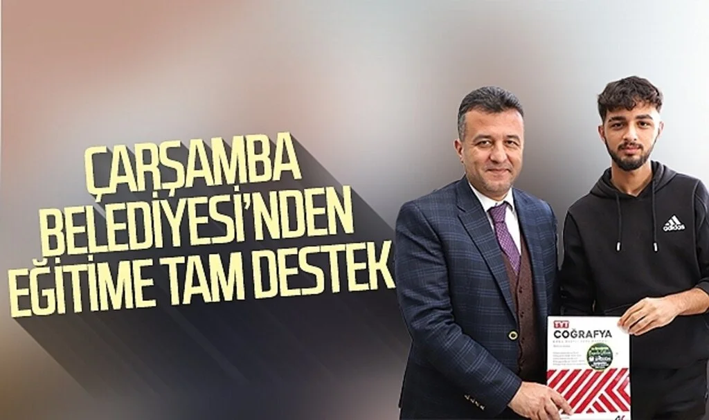 Çarşamba Belediyesi'nden eğitime tam destek 