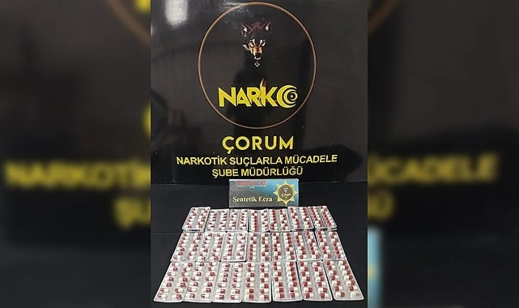 Çorum polisinden uyuşturucu operasyonu