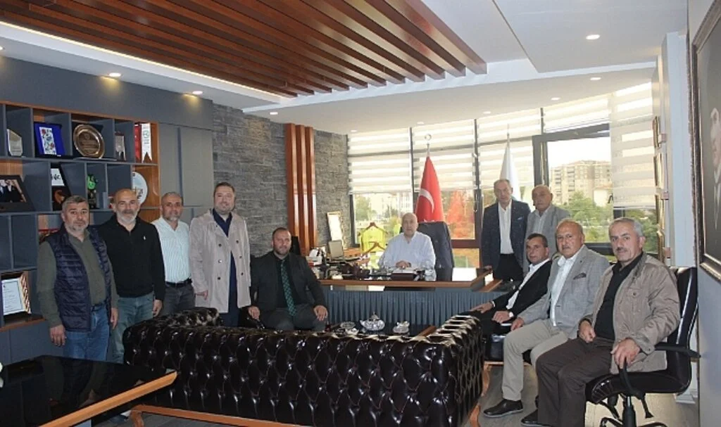 ÇTB Başkanı Kazım Yılmaz'a tebrik  ziyaretleri sürüyor 