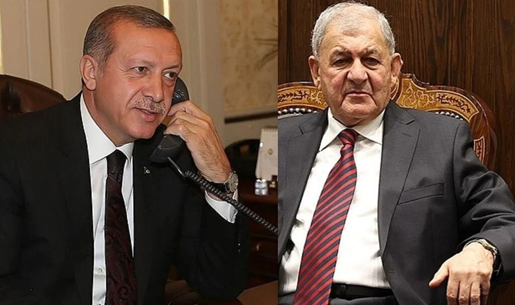 Cumhurbaşkanı Erdoğan'dan Irak Cumhurbaşkanı Abdullatif Reşid'e tebrik telefonu