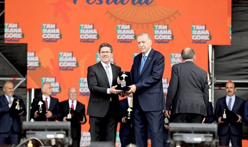 Cumhurbaşkanı Erdoğan'dan SBB'ye ödül