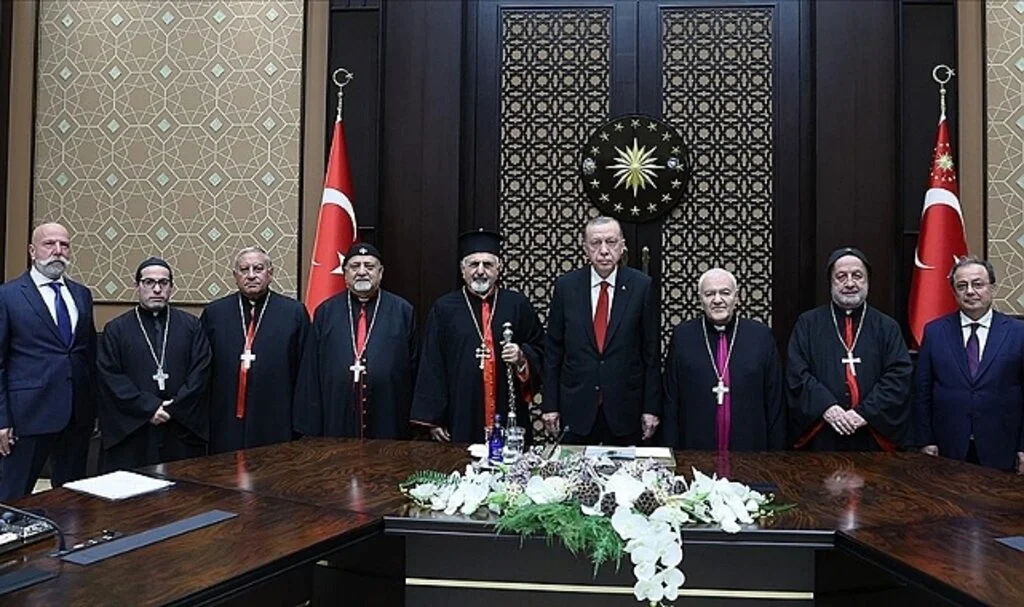 Cumhurbaşkanı Erdoğan, Dünya Süryani Katolik Patriği ve heyetini kabul etti