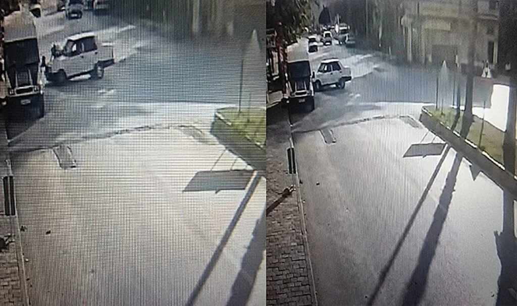Dönüş yapamayan otomobil motosiklete çarptı