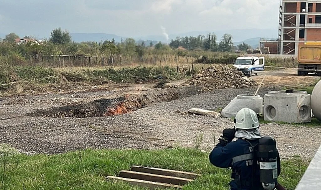 Düzce'de doğal gaz boru hattında patlama meydana geldi