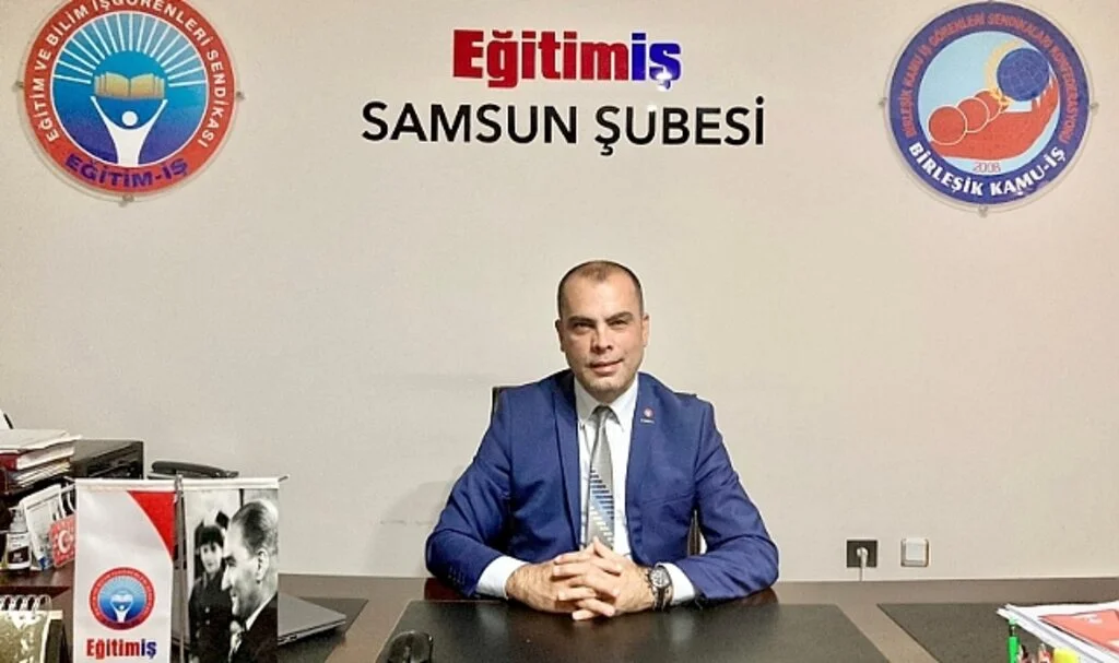 Eğitim İş Samsun Şube Başkanı Volkan Erken:'Cumhuriyet'in temel değerleri tartışmaya açılıyor'