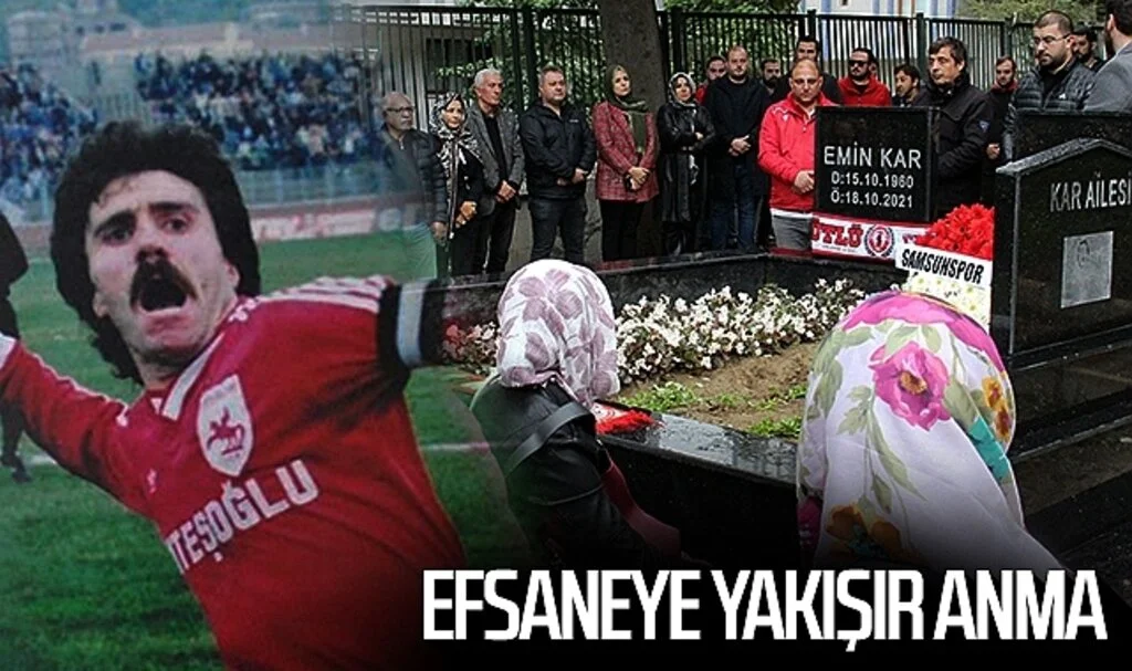 Emin Kar, ölümünün 1. yılında kabri başında anıldı
