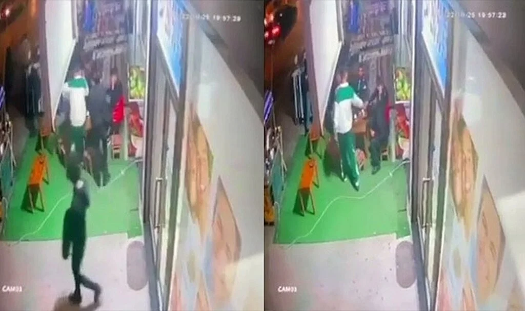 Esenyurt’ta iş yeri önünde silahlı saldırı anı kamerada