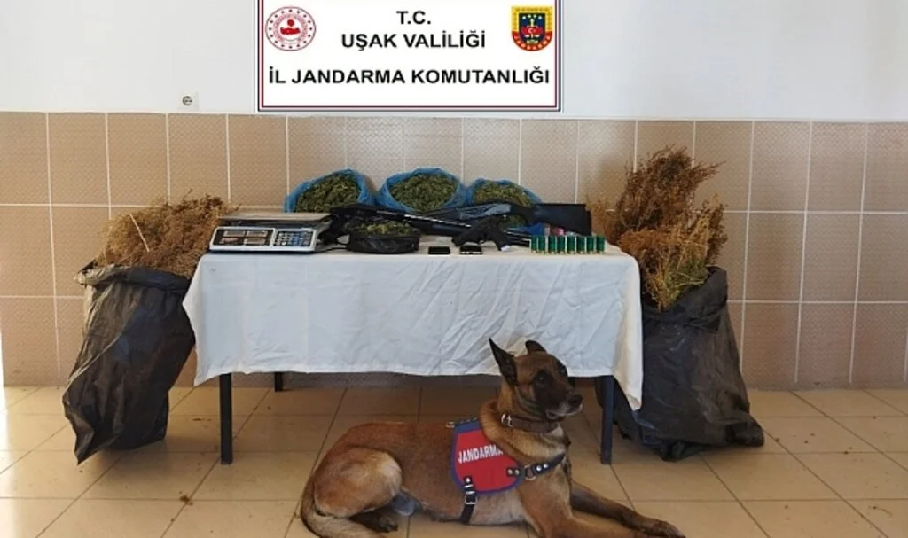 Eşme’de 7 kilo esrar ele geçirildi