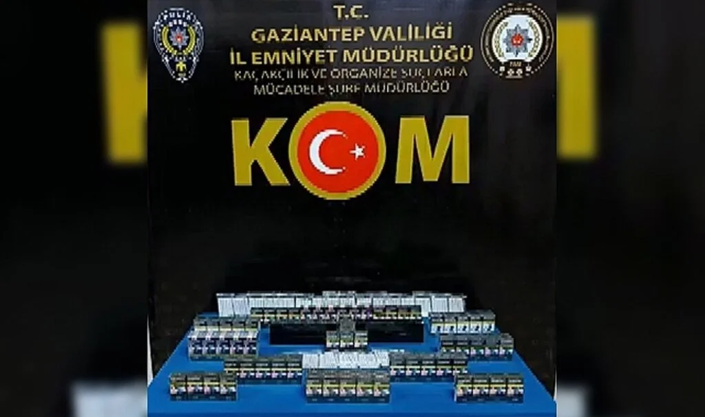 Gaziantep'te kaçak sigara operasyonu: 3 gözaltı