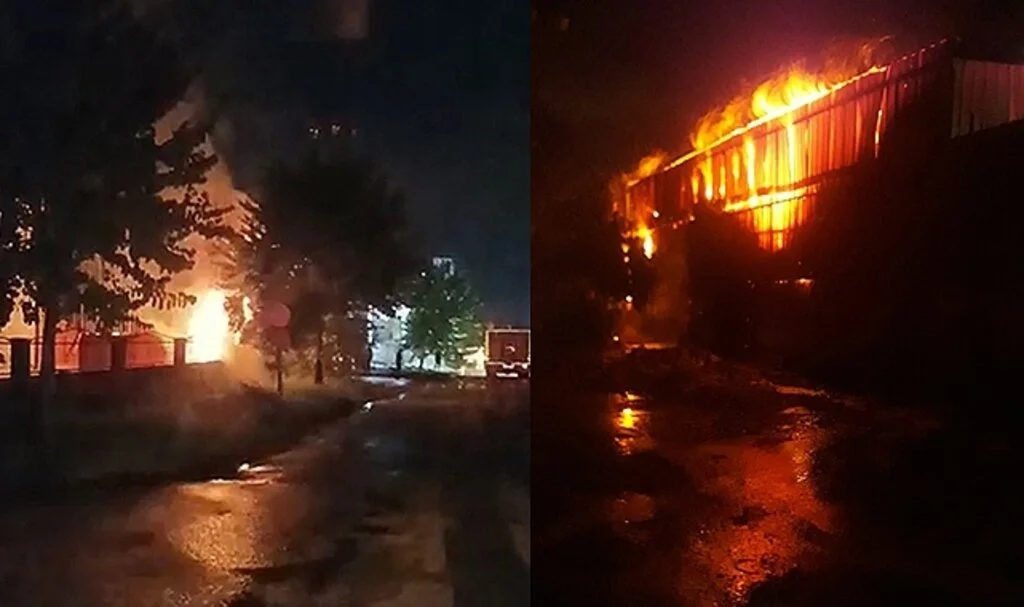 Hatay’da hurda depolama tesisinde yangın