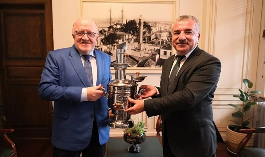 Havza Belediye Başkanı Özdemir'den SAMÜ Rektörü Aydın'a iş birliği ziyareti 