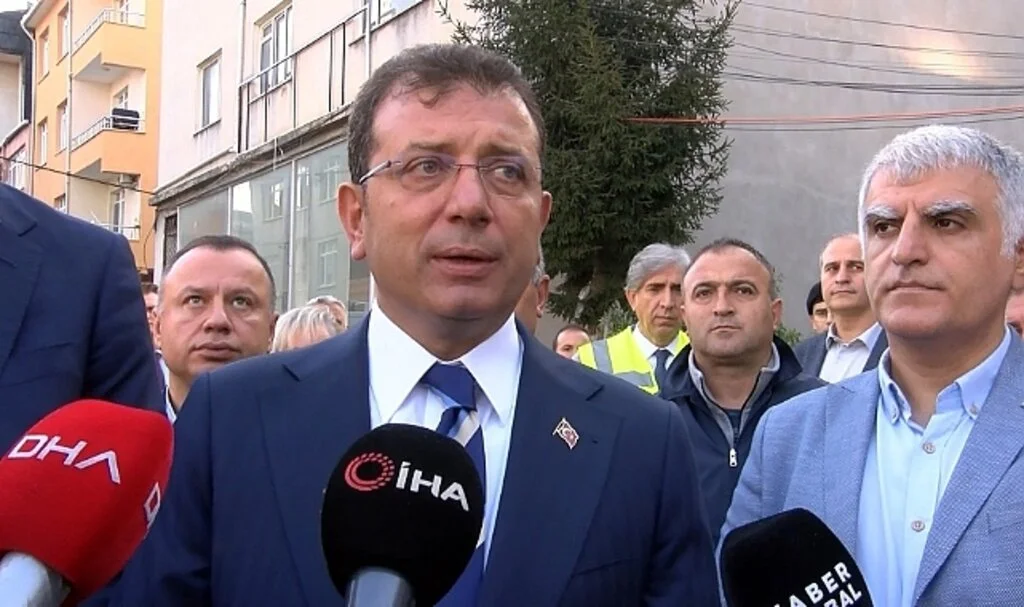 İBB Başkanı İmamoğlu: “Binanın sağlam kalan tek dairesinde doğalgaz aboneliği var”