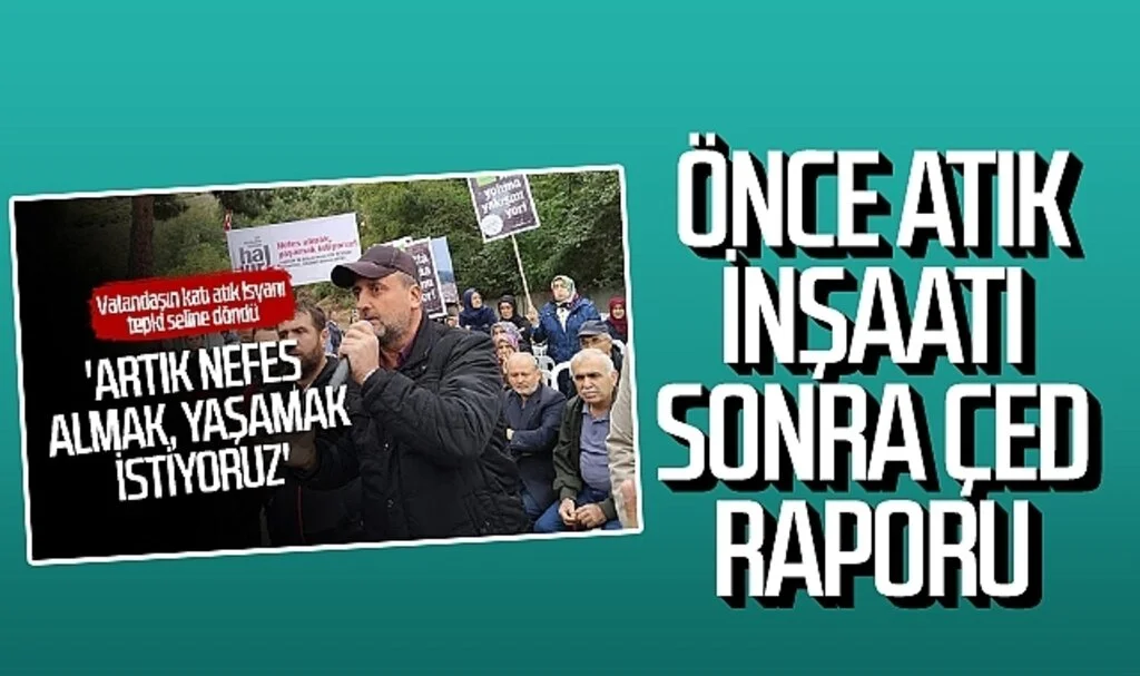 İlkadım Aşağıavdan'da önce atık inşaatı sonra ÇED raporu