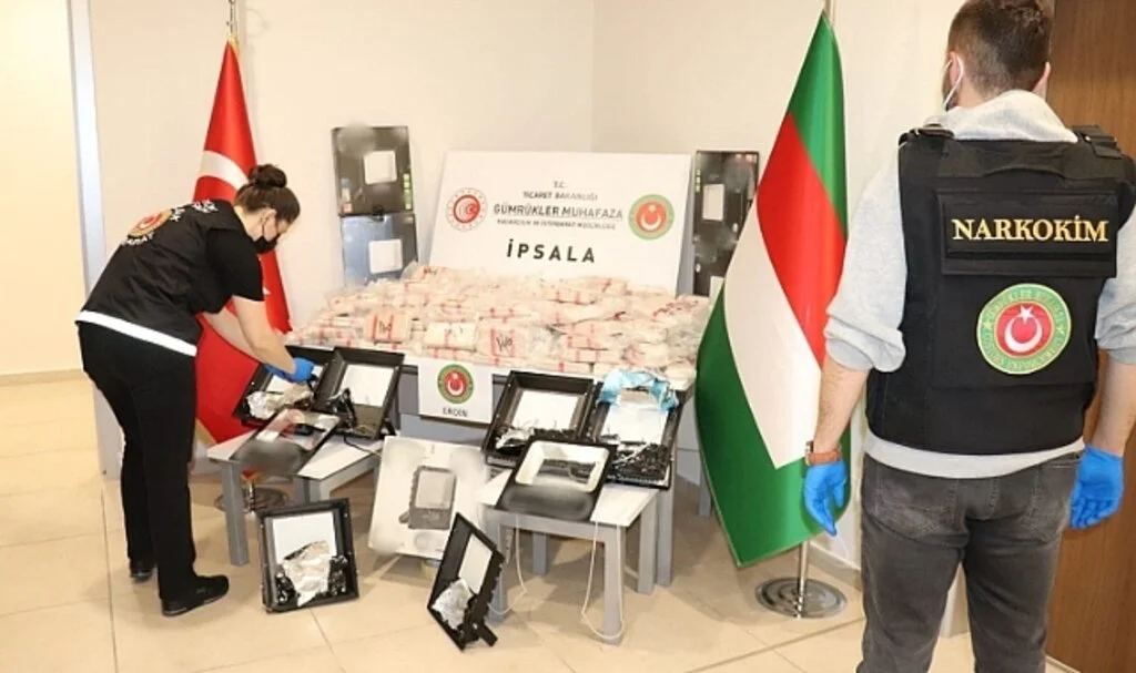 İpsala Gümrük Kapısı'nda 108 kilo eroin ele geçirildi