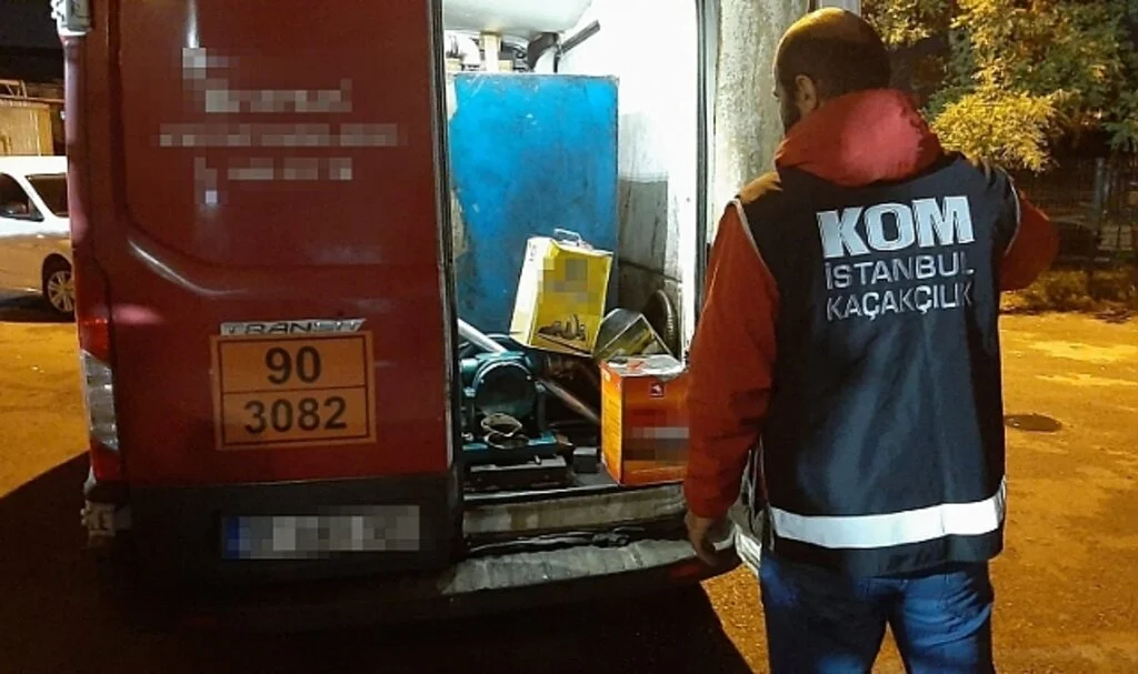 İstanbul’da 51 ton kaçak akaryakıt ele geçirildi