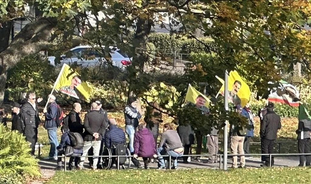 İsveç'te terör örgütü YPG/PKK yandaşları gösteri yaptı