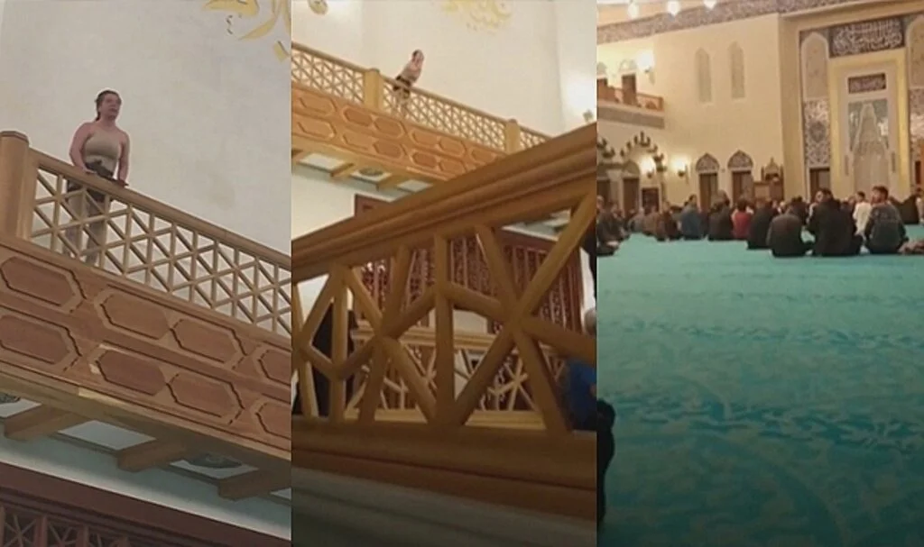Kandil Gecesi camiye girip hakaretler yağdırdı