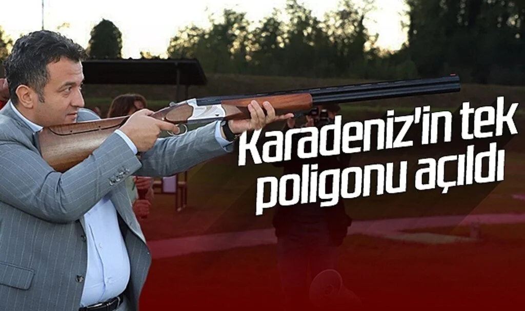 Karadeniz'in tek poligonu açıldı