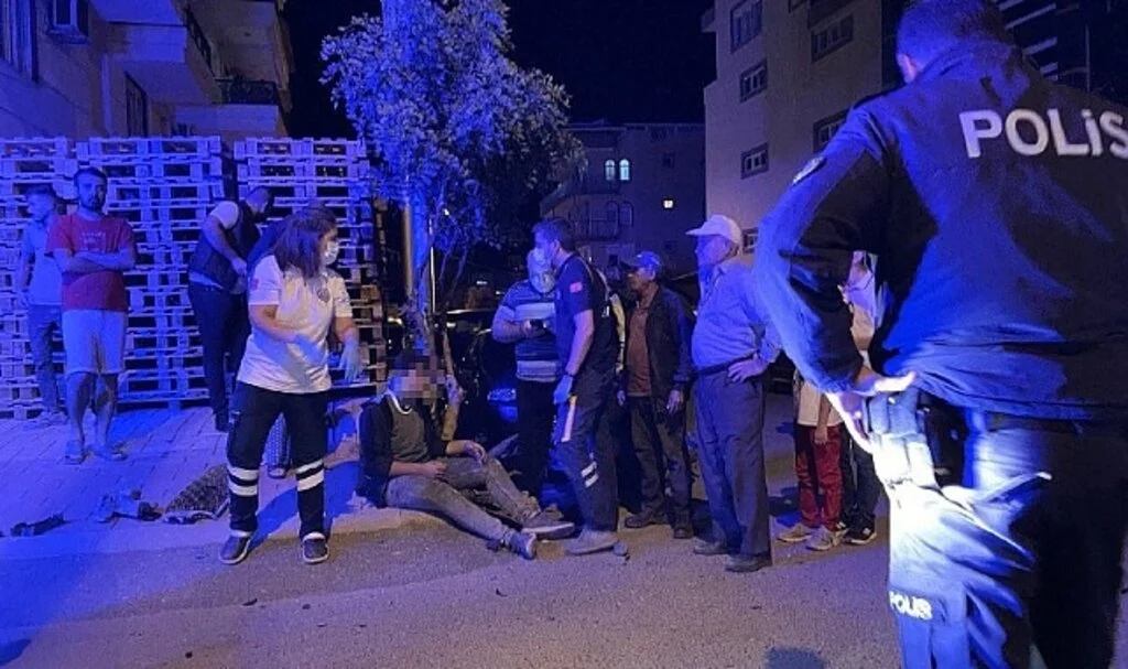 Kazada 14 yaşındaki motosiklet sürücüsü yaralandı