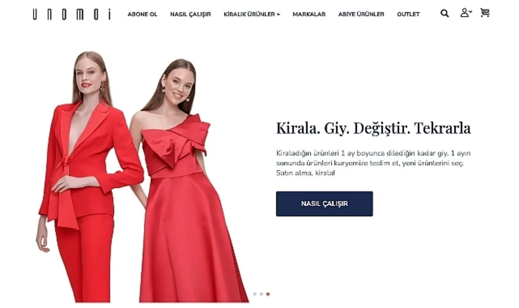 Kiralık Kıyafet Abonelik Sisteminin Türkçesi: Unomoi