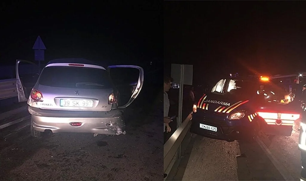 Kırklareli’de kazada yol güvenliğini alan jandarmaya başka bir araç çarptı: 1 şehit, 1 asker yaralı
