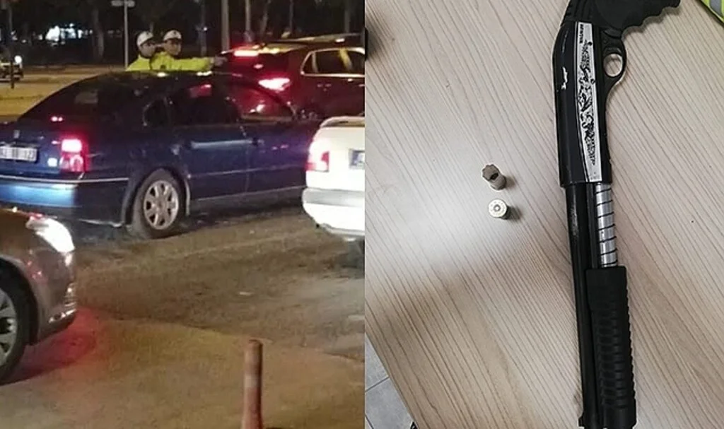 Konya'da havaya ateş açan şahıs kaçamadan yakalandı