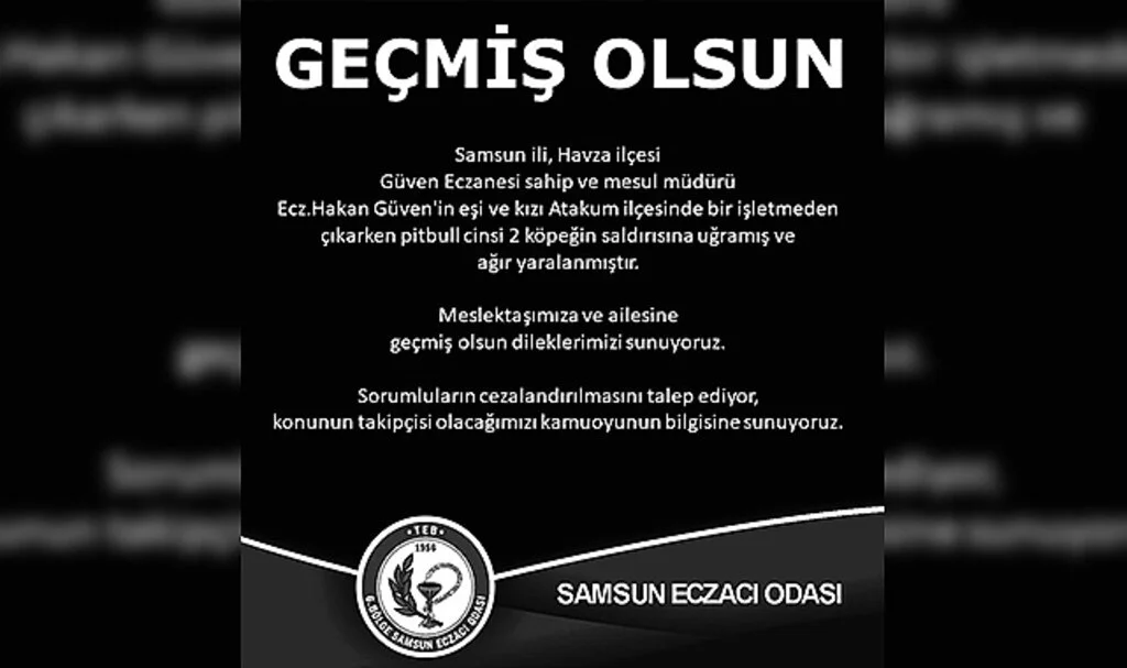 Köpek dehşeti sonrası Eczacılar Odası'ndan çağrı; 
