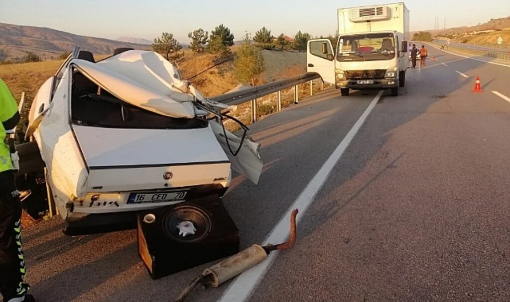 Korkuteli-Denizli karayolunda trafik kazası: 1 ölü