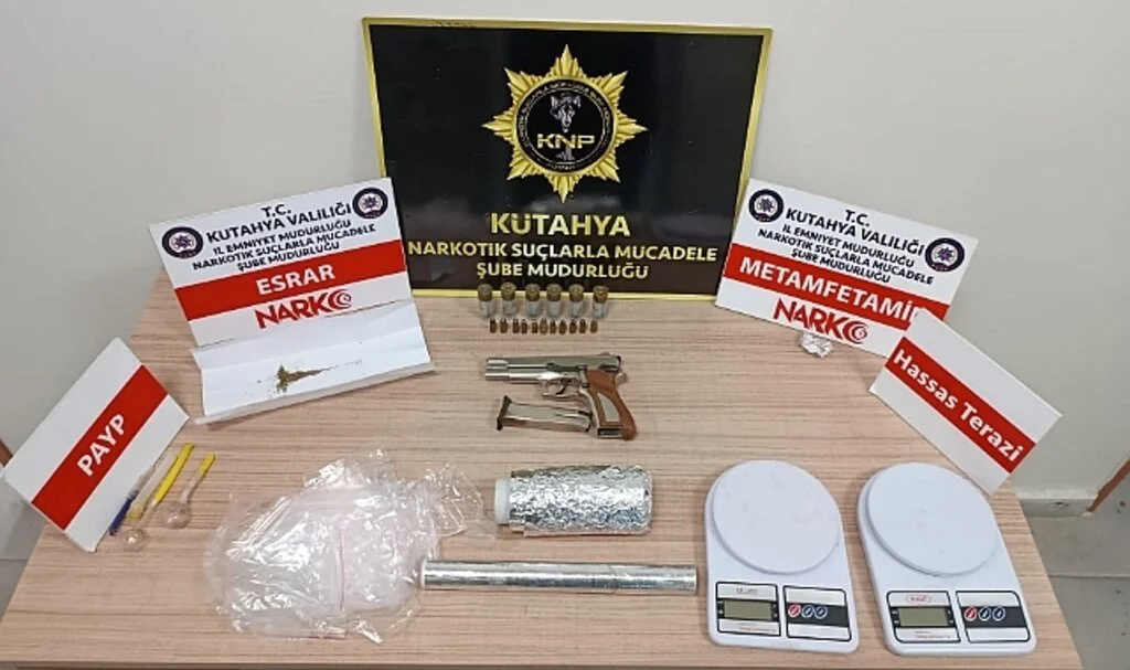 Kütahya’daki uyuşturucu operasyonunda 5 şüpheli yakalandı