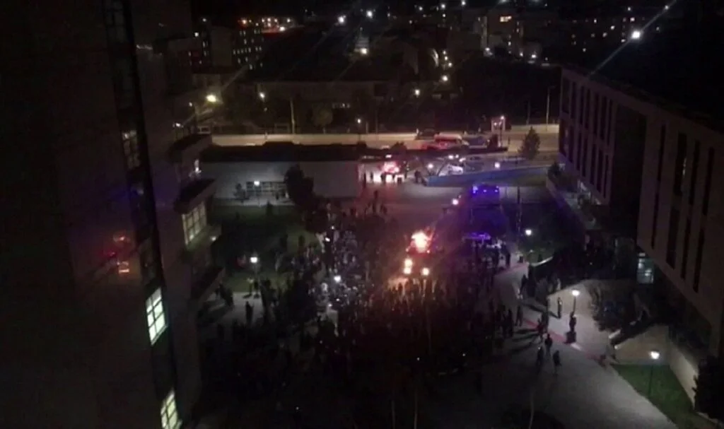 KYK yurdunda yangın paniği