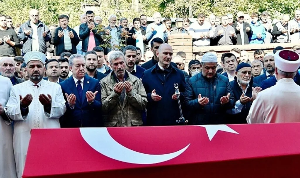 Maden şehidi Ayvaz son yolculuğuna uğurlandı
